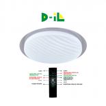 LED плафон WAVE RING 48W