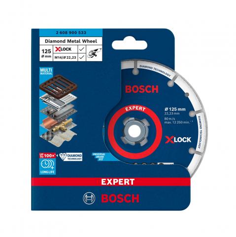 Диамантен диск за рязане на метал EXPERT 125x22.23 мм Bosch, снимка 2 - Диамантени дискове