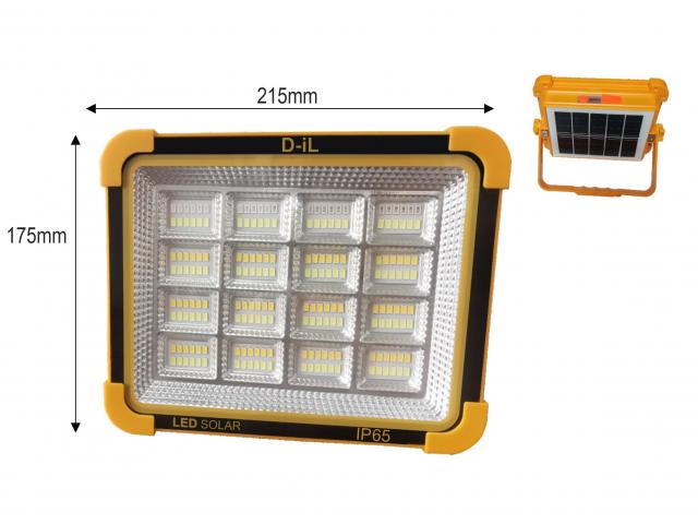 LED соларен прожектор /преносим / - 3W, 300LM, 3000К/4000К/6000К, IP65 - Led прожектори