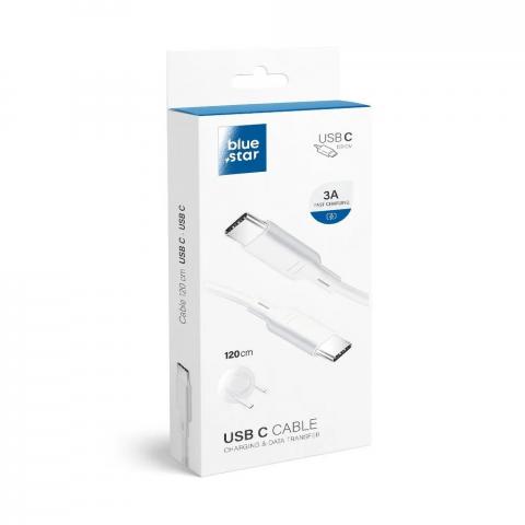 Кабел за зареждане BLUE STAR (PD) USB Type-C към Type-C - Аксесоари за мобилни устройства