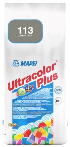 Фугираща смес Mapei Ultracolor Plus 113 Циментово сив 2 кг - Фугиращи смеси