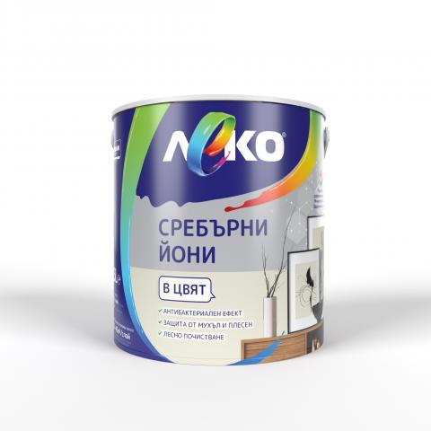 ЛЕКО Сребърни йони Мока 2.5л - Цветни бои