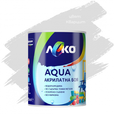 Леко Aqua сатен Кварцит 0.6л - Бои за метал