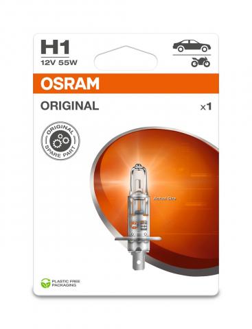 Aвто крушка H1 Osram 12V 55W - Осветление