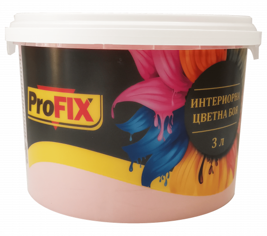 Интериорна боя Profix 3 л Пепел от рози - Цветни бои