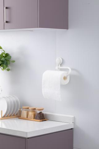 Поставка за хартия с вакуумно залепване, снимка 2 - Поставки за тоалетна хартия