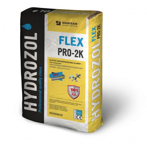 Циментова хидроизлолация HYDROZOL FLEX PRO 2-K, сух - Смеси за хидроизолация