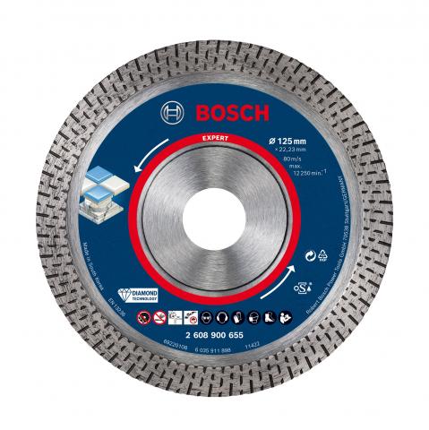 Диамантен диск за рязане Bosch EXPERT HardCeramic 125 мм - Диамантени дискове