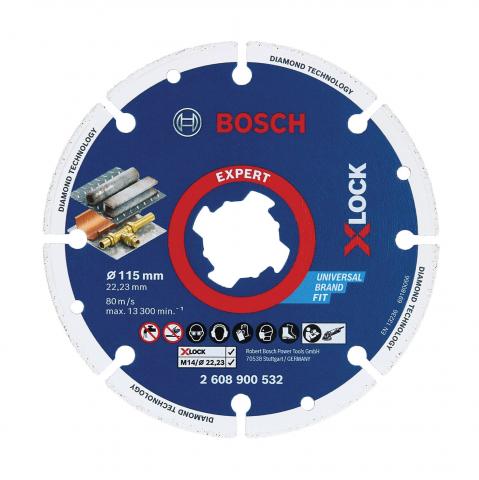 Диамантен диск за рязане на метал EXPERT 115x22.23 мм Bosch - Диамантени дискове