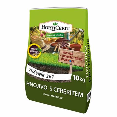 Комбиниран тор за трева 3 в 1, 10 кг  Raselina HortiCerit - Универсални тревни