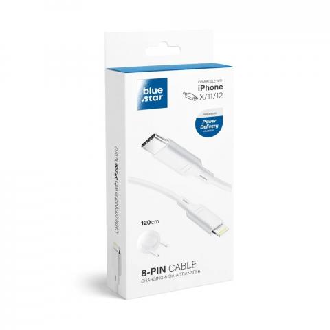 Кабел за зареждане BLUE STAR (PD) USB Type-C към IPHONE LIGHTNING - Аксесоари за мобилни устройства