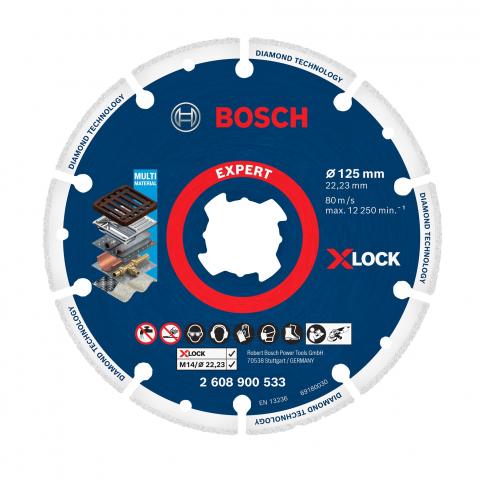 Диамантен диск за рязане на метал EXPERT 125x22.23 мм Bosch - Диамантени дискове