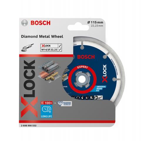 Диамантен диск за рязане на метал EXPERT 115x22.23 мм Bosch, снимка 2 - Диамантени дискове