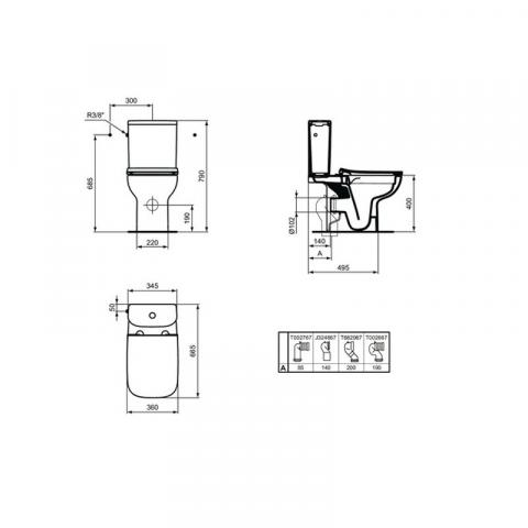 Моноблок Ideal Standard I Life, снимка 2 - Моноблок